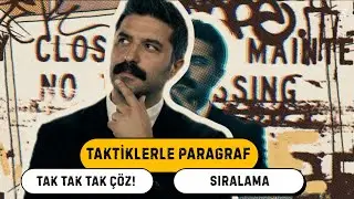 Tak Tak Tak Çöz | Taktiklerle Paragraf | Sıralama Sorusu | RÜŞTÜ HOCA