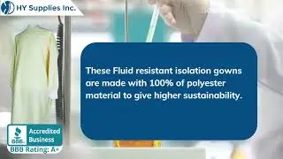 Fluid Resistant Isolation Gown Wholesale USA | Fluid Resistant Isolation Gown Bulk USA | Isolation