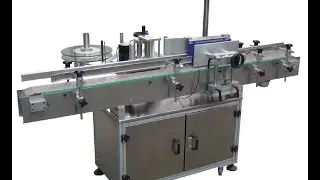 Automatic adhesive labeler round bottle labeling machine vertical wrap round label applicator