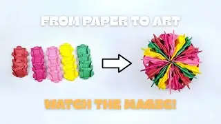 DIY Paper Craft Antistress Toy | Easy Origami Flower for Relaxation