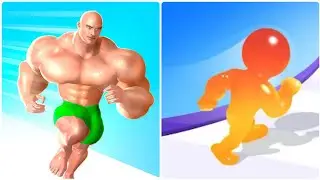 Max Levels gameplay Giant Blob 3D Vs Muscle Rush 3D  🍓🍓❤️💔 Gameplay WER567