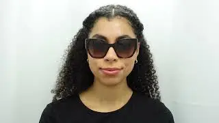Woman model wearing Prada 19ZS 2AU6S1 55mm Sunglasses