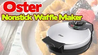 8 inch Nonstick Waffle Maker | Oster Belgian Waffle Maker