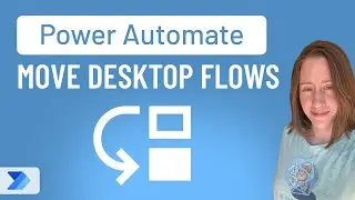 Как экспортировать и импортировать потоки рабочего стола Power Automate