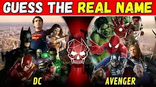 🦸&zwj;♂️ Guess the Superhero&rsquo;s REAL Name! 🔥 Only True Marvel & DC Fans Will Pass This Quiz! 🤯