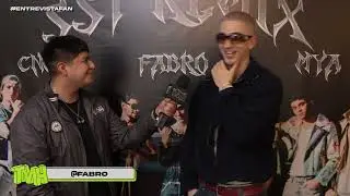 Un grupo de fans entrevista a Fabro: 