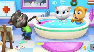 My Talking Tom Friends (iOS, Android) Gameplay Walkthrough (Outfit7) - HD
