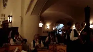 The band plays in the Hoffbrau Haus, Munich, Germany