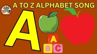А — яблоко, Б — мяч. Детские песенки и стишки для изучения алфавита ABC.