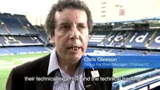 Chelsea F.C. the first premier league club to install the ArenaVision LED lighting system