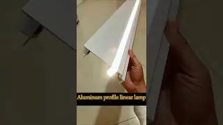 No ceiling no slotting,Use Aluminum profile LED linear lighting strip!#profilelight #ledinstallation