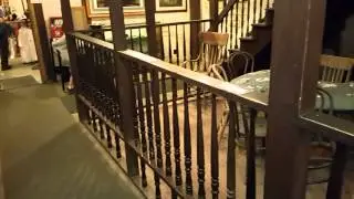 Bottom stairs underneath the stage floor of the Bird Cage Saloon. Longest poker game. HD