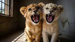 Angry Lion Cubs Caught on Camera 😱 | Rare & Emotional Wildlife Moment