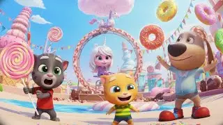 Игровой процесс Talking Tom Fun Fair для Android и iOS