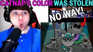CATNAP's COLOR was STOLEN! (Cartoon Animation) @GameToonsOfficial REACTION!