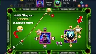 8 Ball Pool - I Meet (999) Lol 😂 Player - Alien Tournament.