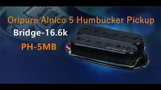 OriPure Alnico 5 Humbucker Pickup- Bridge - 16.6k(PH-5MB)