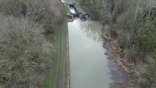 Rugby & District Grand Union Canal Locks by Blue Lias Public house & surrounding areas . 27/01/23