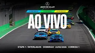 🔴 AMG CUP BRASIL | Corrida 1 | 1&ordf; Etapa 2026 | Interlagos (SP) | Ao Vivo