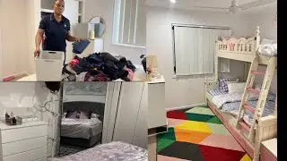 comment garder toutes les pièces de la maison propre et ranger/ changement des draps( vie de Maman)