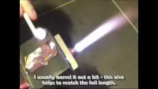 Making Silvered Ivory Stringer for Decoration - Tutorial by Jeannie Cox
