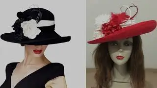 HOW TO MAKE THIS UPTURN BRIM HAT FIT FOR QUEEN ELIZABETH
