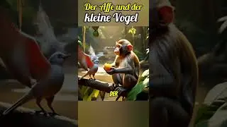 Der Affe und der kleine Vogel#shorts