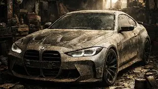 ASMR Car Restoration Full Rebuild of BMW M4 CSL 2025 from Abandoned Condition to Looking New