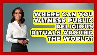 Where Can You Witness Public Religious Rituals Around the World? - Religious Studies Explained