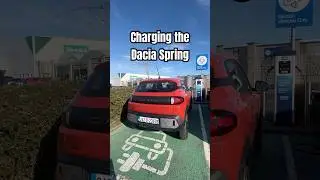 Charging the Dacia Spring #dacia #daciaspring #evs