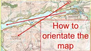 Map and Compass Skills - How to orientate the map by eye