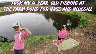4-Year-Old Puts On a Fishing Clinic | BOOGS IS HOOKED | Farm Pond Fishing
