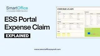 How to Manage Employee Expense Claims in ESS Portal | SmartOffice Payroll Feature Tutorial