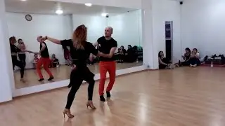Salsa on2. Andrey Korzun и Marta Khanna. Workshop. Kazakhstan. Андрей Корзун