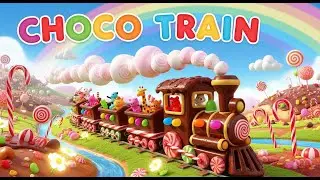 &ldquo;All Aboard the Choco Train! | Candy Land Adventure | 3D Cartoon Song&rdquo;