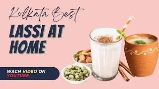 Sweet Lassi recipe Ingredients | Authentic Indian Lassi recipe easy at Hone