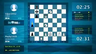 Chess Game Analysis: Pauly1935 - Uğur3452, 1-0 (By ChessFriends.com)
