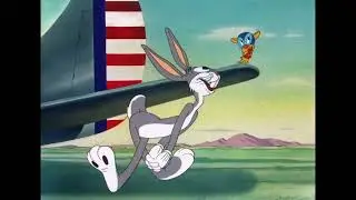 Falling Hare (1943) | Merrie Melodies | Public Domain Bugs Bunny Cartoon