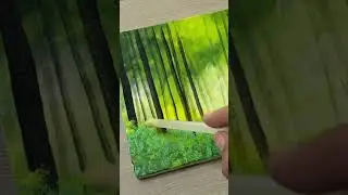 🎨FOREST#art #painting #paintingforest#shorts
