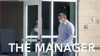 Another stupid security barking orders in public property. (Fail)
