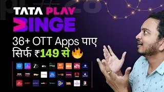 Tata Play Binge OTT Subscription Plans at ₹149 only 🥳| Tata Play 