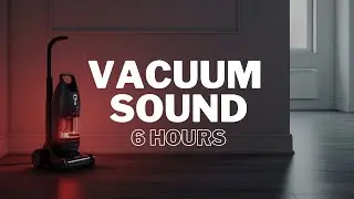 🎧 VACUUM SOUNDS + RED Screen ❤️ | 6 Hours of RELAXATION | Continuous Vacuum 💫