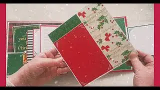 Présentation album de Noël #scrapbooking #albumscrapbooking #noël
