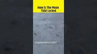 How is the Moon tidal locked in Hindi  #amazingfacts #science #nasa #moon #facts