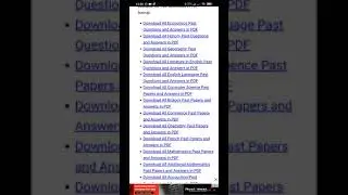 How to Download All Cameroon GCE Board Ordinary Level Past Questions and Answers PDF (O-Level)