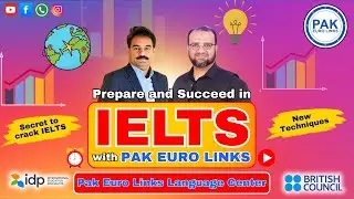 Crack IELTS | Pak Euro Links Language Center | Dr. Qamar Ali | Prof. Mazhar Hayat