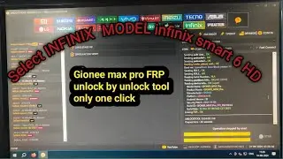 Gionee Max Pro FRP unlock only one click by unlock tool 👍💥