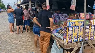 As bancas de fogos em araruna estavam lotada de fogos e de comprador para as festa de sao joao 2025