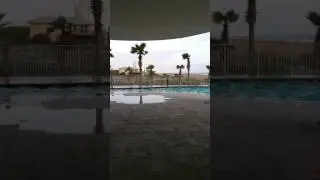 Turquoise Pool on a windy day.