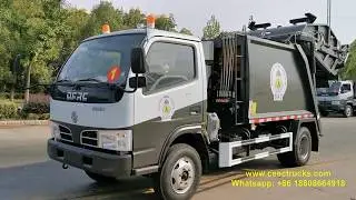 What does a Garbage compression truck used for?